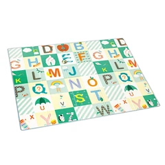 Сгъваема подложка за игра, Hape, Азбука, 177 x 147 x 1 см