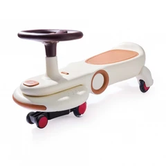 Балансираща количка с LED светлини, Hape, Бяла
