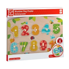 Дървен пъзел, Hape, Цифри, 11 части
