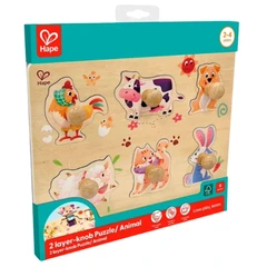 Дървен пъзел, Hape, Животни от фермата