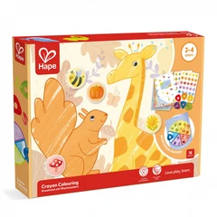 Творчески комплект, Hape, Оцветяване с пастели, 18 части
