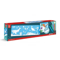 Творчески комплект, Hape, Хартиена ролка за оцветяване, Океан