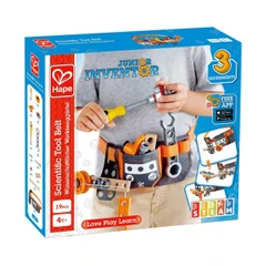 Игрален комплект, Hape, Млад изобретател, Колан с инструменти, 19 части