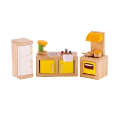 Дървена играчка HAPE Мини мебели - Кухня
