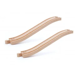 Дървен комплект, Hape, S - образна железопътна релса, 2 броя