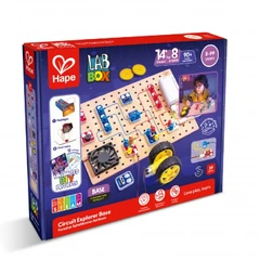 Образователен комплект, Hape, LabBox, Изследване на вериги, Базово ниво, 30 части