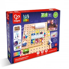 Образователен комплект, Hape, LabBox, Изследване на вериги, Про ниво, 34 части