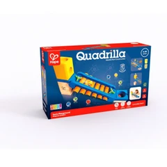 Комплект дървена писта, Hape, Quadrilla, Музикална пързалка, 5 части