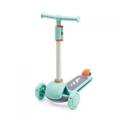 Детска тротинетка, Hape, Тюркоазена със светещи колела