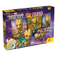 Пъзел, Lisciani, Marvel, Guardians of the Galaxy, Грут, Двулицев пъзел 250 части
