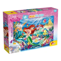 Пъзел, Lisciani, Disney Princess, Малката русалка, Двулицев пъзел 35 части