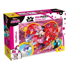 Пъзел, Lisciani, Minnie Mouse, Двулицев пъзел 108 части