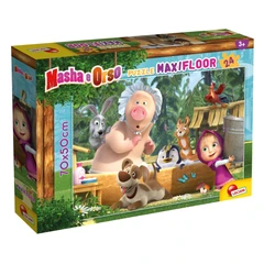 Пъзел, Lisciani, Maша и Мечока, Хубав ден, Пъзел 24 части