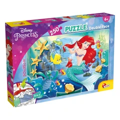 Пъзел, Lisciani, Disney Princess, Ариел, Двулицев пъзел 250 части