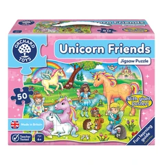 Детски пъзел, Orchard Toys, Приятели еднорози, 50 части
