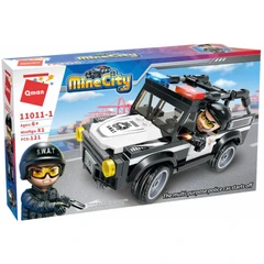 Конструктор, Qman, MineCity, Полицейски автомобил, 121 части