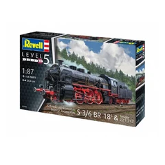 Сглобяем модел, Revell, Експресен локомотив S3/6 BR18 с тендер, 154 части