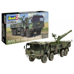Сглобяем модел, Revell, Военен камион MAN 10t Milgl.8x8, 245 части