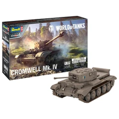 Сглобяем модел, Revell, World of Tanks, Британски танк Cromwell Mk. IV, 128 части