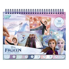 Творчески комплект, Totum, Frozen, Книжка за оцветяване и стикери 2 в 1