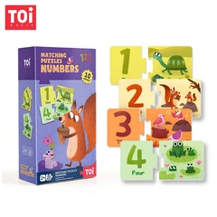 Образователен пъзел, Toi World, Съответстващи числа, 20 части