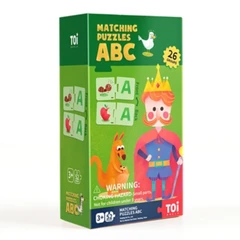 Образователен пъзел, Toi World, Съответстващи букви, 52 части