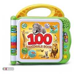 Занимателна книжка Vtech, 100 животни