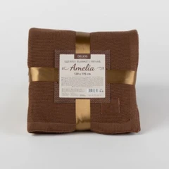 Плетено Одеяло АМЕЛИЯ КАФЯВО, 100% Акрил