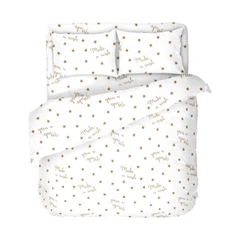 Спално Бельо на звезди ЖЕЛАНИЕ 2, 100% Памук Ранфорс, 4 части