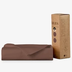 Долен чаршаф КАФЯВО 240/260 см, 100% Памук Ранфорс