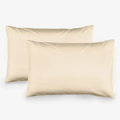 Комплект 2 броя Калъфки НОВО ЕКРЮ, 100% Памук Ранфорс, 50/70