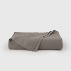 Долен чаршаф райе СЕВИЛЯ ЛУКС тъмно сиво, 150/260 см