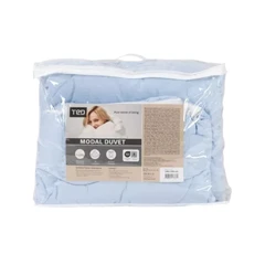 Олекотена завивка MODAL, 200х220, синьо-бял