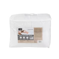 Oлекотена завивка FOUR SEASONS, 140x200, бяла