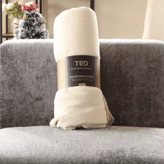 Одеяло CHENNIL SHERPA, 200х200, крем