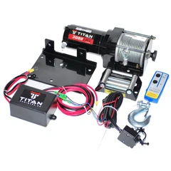 Лебедка 3000 Либри, 1361 кг, 12V, електрическа, Titan