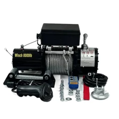 Лебедка 8000 lb (3630kg) ,Titan, електрическа - 12V / 5.5hp / 4.4kw