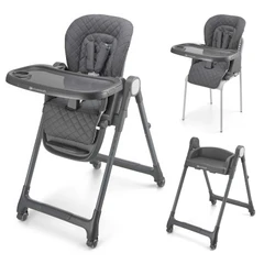 Kinderkraft TULO столче за хранене GREY