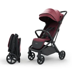 Kinderkraft NUBI 3 бебешка количка DARK RUBY