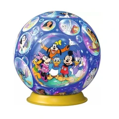 Пъзел 3D Ravensburger Disney Minnie and Mickey Mouse, Кълбо, 13 cm, 72 части