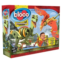 Пъзел Bloco 3D EVA ВЕЛОСИРАПТОР и ПТЕРОЗАВРИ, 166 елементи, Velociraptor & Pterosaur, 5+ години