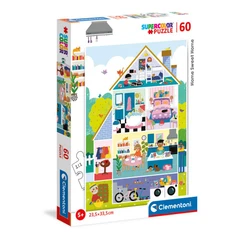 CLEMENTONI 60ч. Пъзел Home sweet Home, 33,50х23,50cm