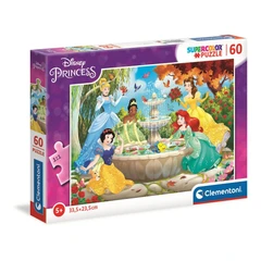 CLEMENTONI 60ч. Пъзел Disney Princess, 33,50х23,50cm