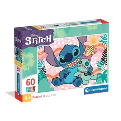 CLEMENTONI 60ч. Пъзел Disney Stitch, 33,50х23,50cm