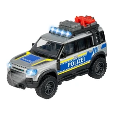 Детска играчка Majorette: Полицейски джип Land Rover (15 см), 3+ години