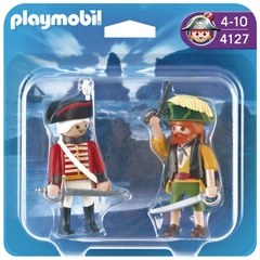 Фигурки за игра Playmobil Pirates, Пират и войниче