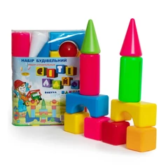 ДЕТСКИ МАЛЪК КОНСТРУКТОР С ЕДРИ ЕЛЕМЕНТИ И ТОПКИ CITY LIFE 16 ЧАСТИ В ПЛИК