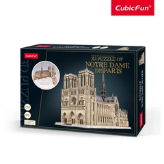 CubicFun 3D Пъзел NOTRE DAME DE PARIS Master Collection, 293 части, 44,6х30,8х6 см., 14+ години