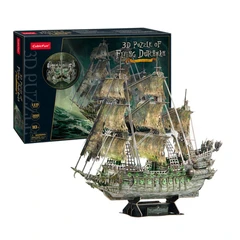 CubicFun Пъзел 3D Flying Dutchman с LED светлини, 360 части, 30.8x44.6x6 см., 10+ години