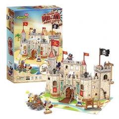CubicFun Пъзел 3D Pirate Knight Castle 183 части, 22.7x33x4.7 см., 3+ години